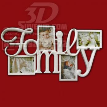 Фоторамка для 4-х фотографий (Family)белая  С25-012