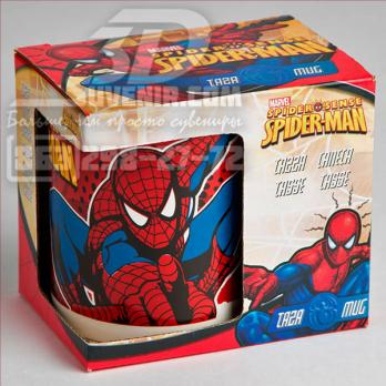 Кружка керамическая "Спайдермен" 330мл в подарочной упаковке