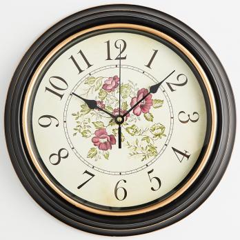 Часы настенные DT9-0003 строгие розы, круглые часы